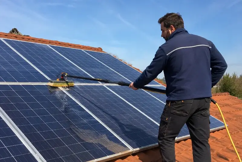 Nettoyage et entretien de panneaux solaires à Fraissé-des-Corbières